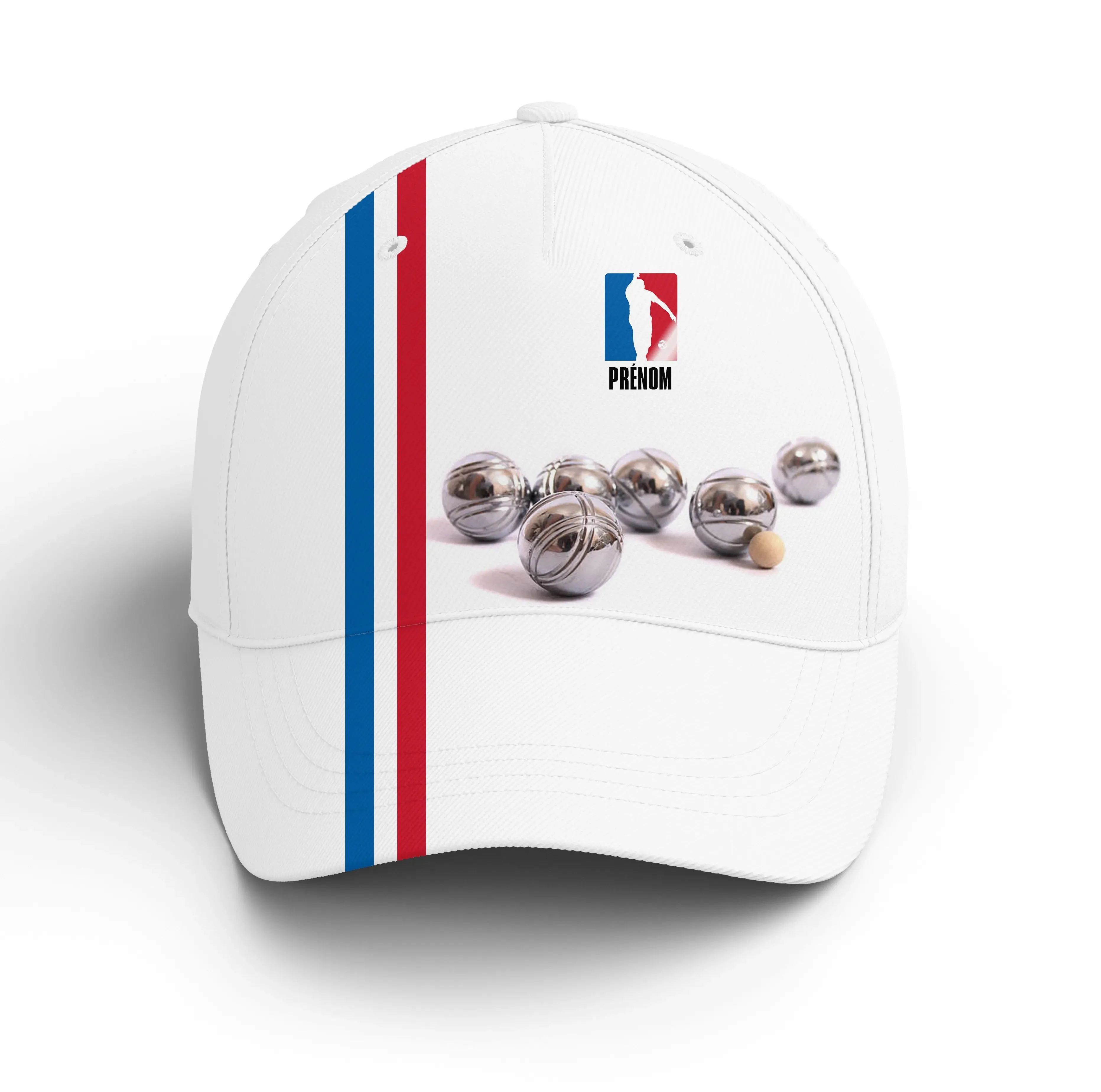 Casquette Performance Pétanque, Cadeau Personnalisé Bouliste, Drapeau France, Boule De Pétanque - CT14122223