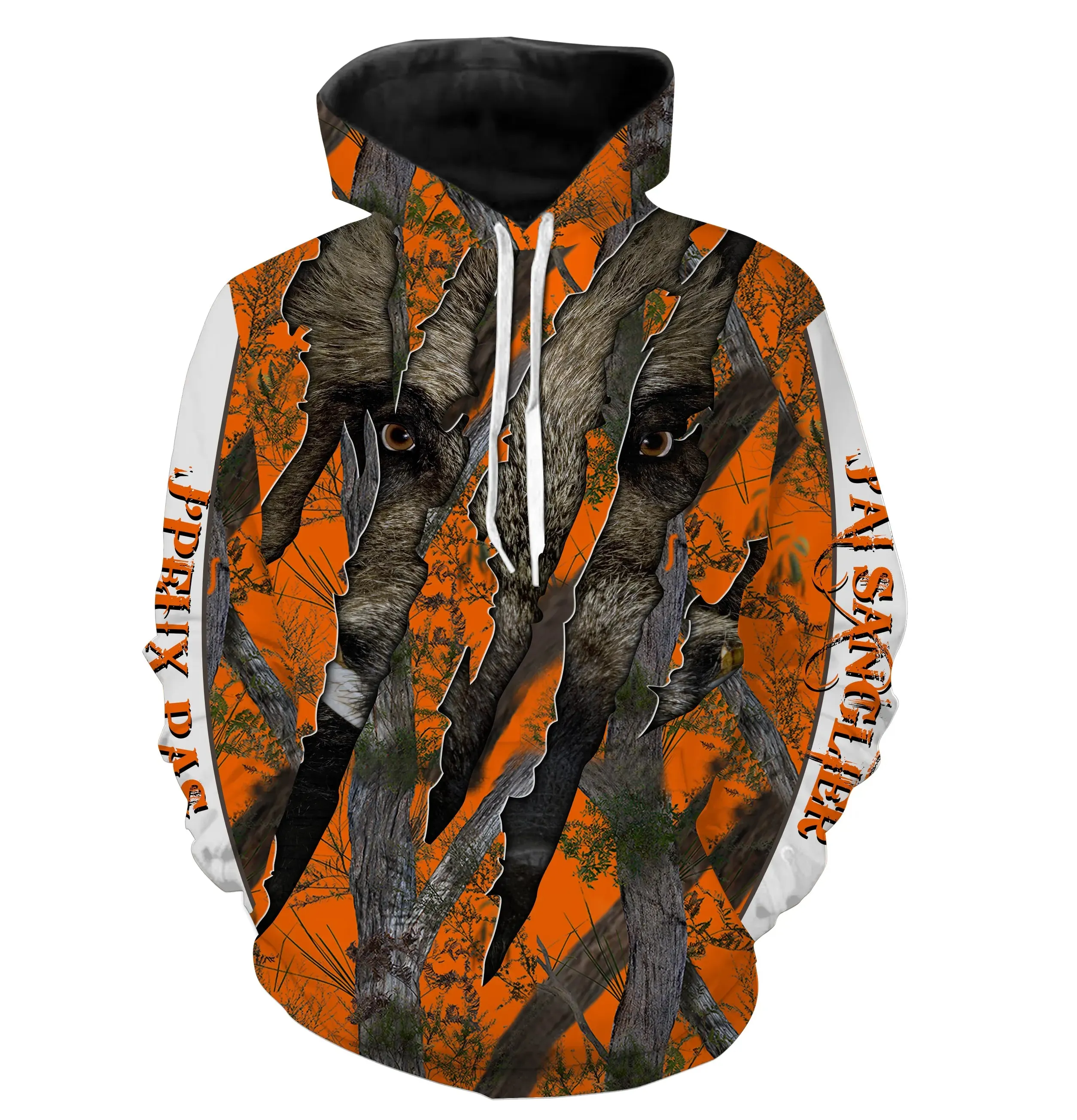 Chasse Au Sanglier, Camouflage Orange Fluo Chasse, J'peux Pas, J'ai Sanglier - CT07112232