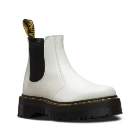    Dr. Martens Quad Chelsea Boot Smooth White