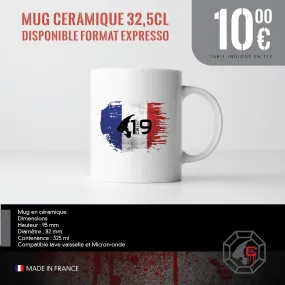 Mug ceramique 32,5CL