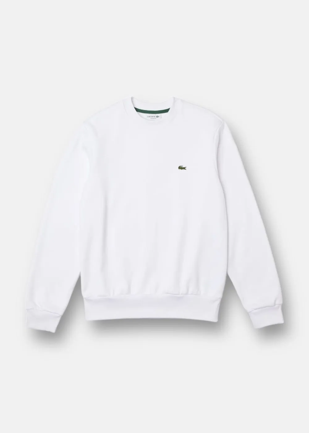 Sweat-shirt Lacoste iconique blanc