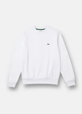 Sweat-shirt Lacoste iconique blanc