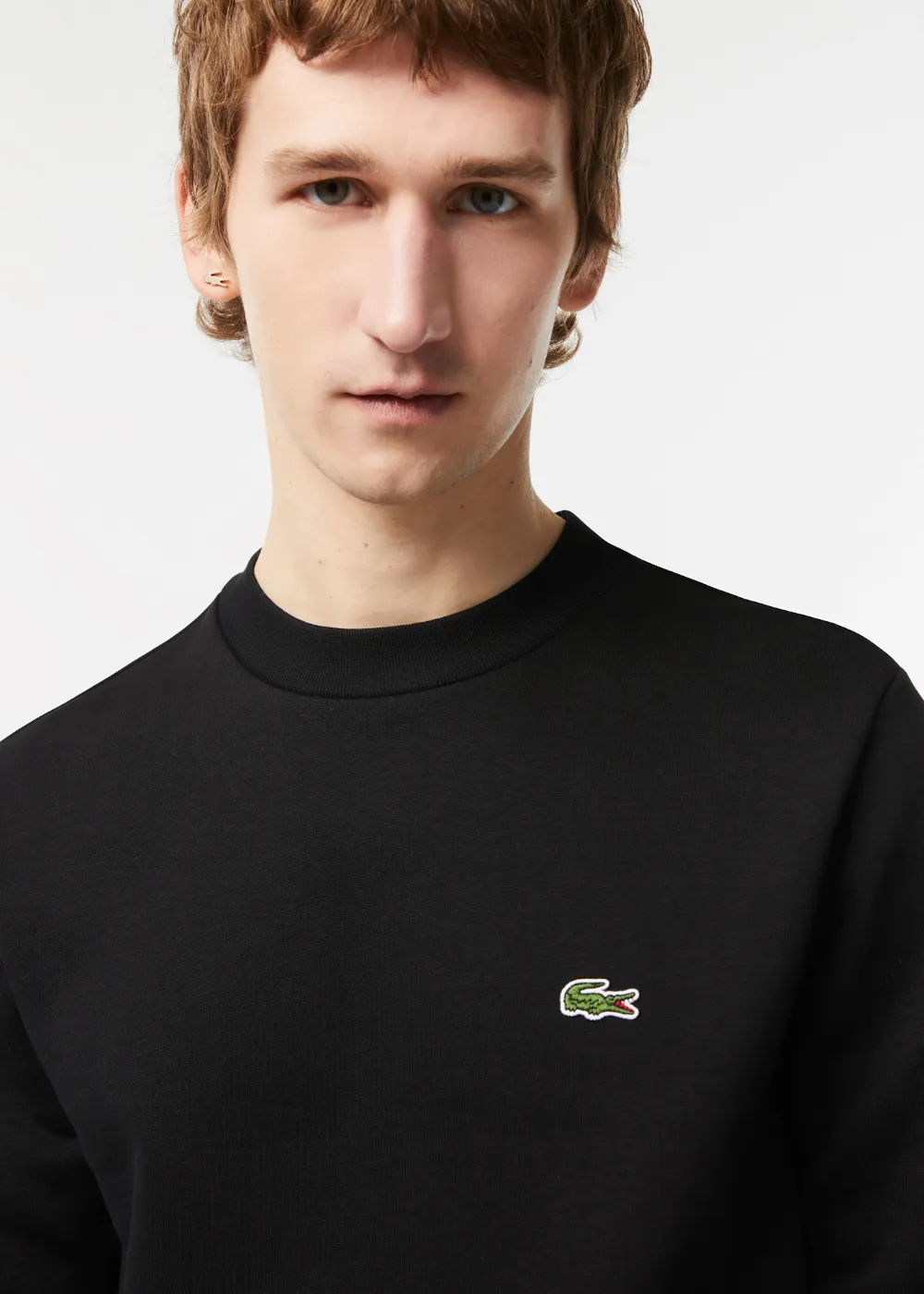 Sweat-shirt Lacoste iconique noir