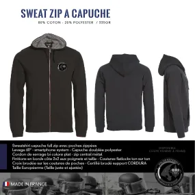 Sweat Zip à Capuche BRI CREIL