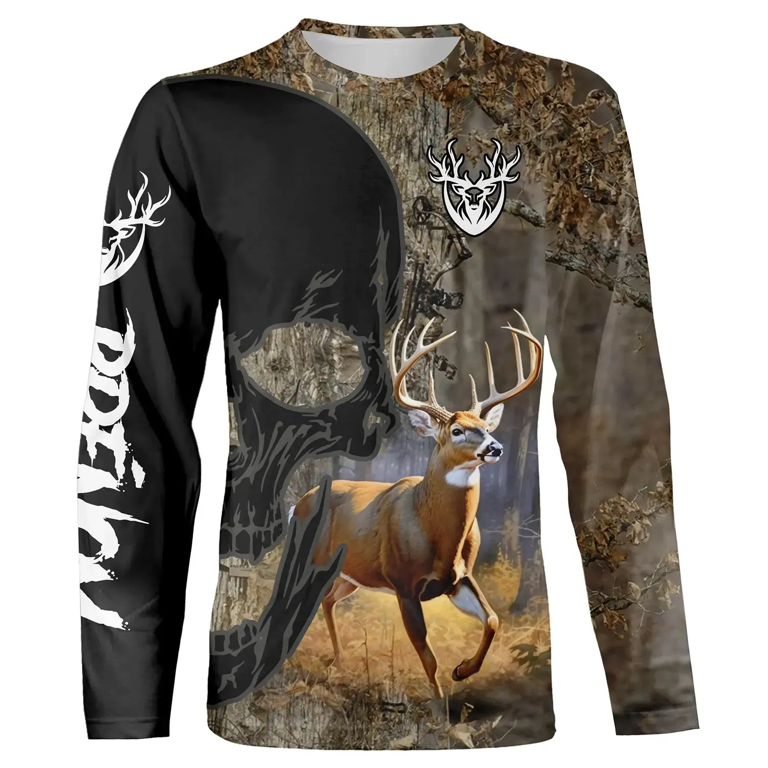 T-Shirt Camouflage Cerf - Aventure Chasse et Nature - Collection Sauvage Automne - CT22022446