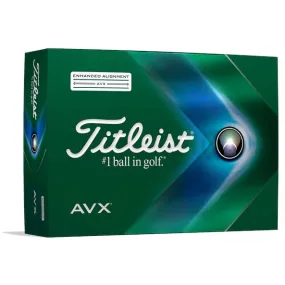 Titleist Balles AVX 2022 Alignment blanche (boite de 12)