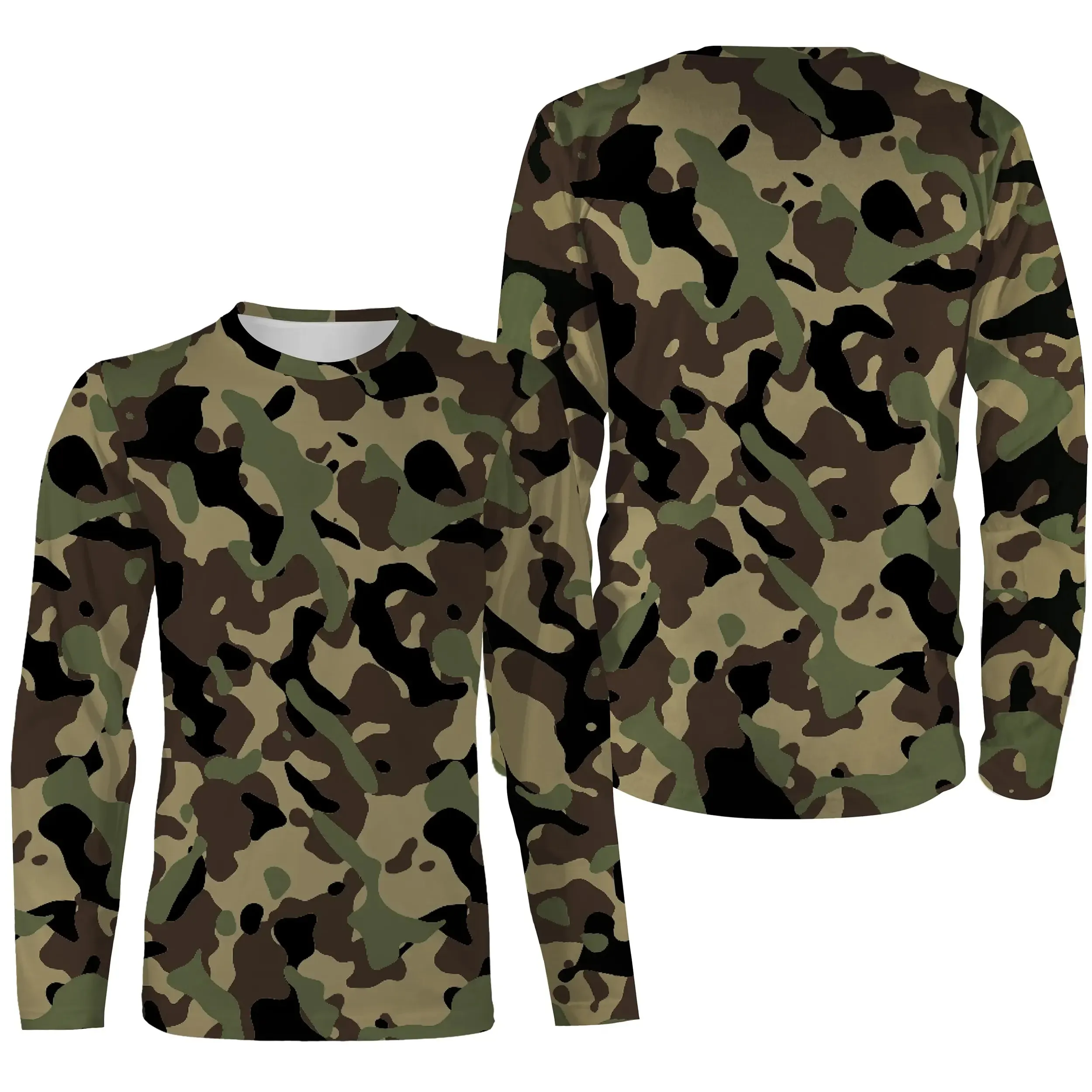 Vêtements Camouflage Pêche et Chasse, Cadeau Pêcheur, Chasseur, T-shirt Camouflage, Sweat à Capuche Anti-UV - CT06072228